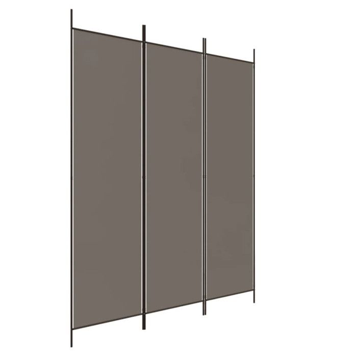VidaXL Cloison de Séparation 3 Panneaux Séparateur de Pièce Pliable Diviseur Écran d'Intimité Paravent Décoration Salon 350180