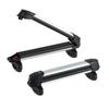 Ski & Snowboard Roof Rack, Carry up to 4 Pairs of Skis or 2 Snowboards, 2 PCS Aluminum Universal Car Roof Rack Top Holder with Lock & Rubber Padding,
