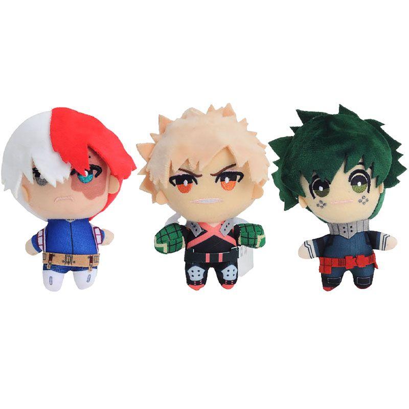 3pcs Stuffed Plush Toys Izuku Midoriya Cartoon Gifts Figurine