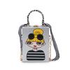 Personalized and Creative Small Bag 2025 New European and American Fashion Printed Glasses Beautiful Women Shoulder Bag Crossbody Box Bag Tide