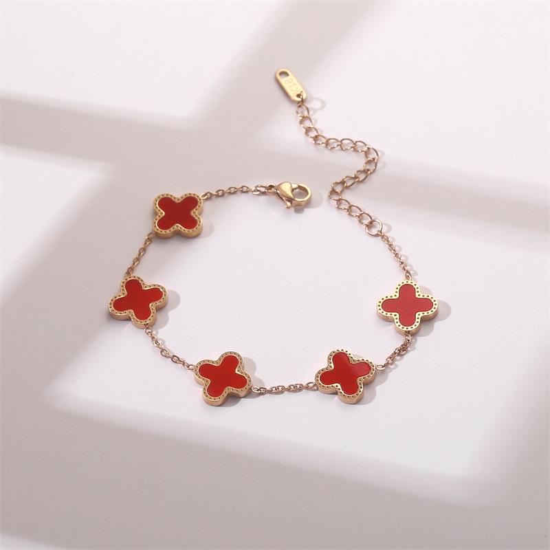 Koreanisches Dongdaemun Titanstahl Damenmode Armband - Edelstahl, High-End, Grenzüberschreitendes Design.