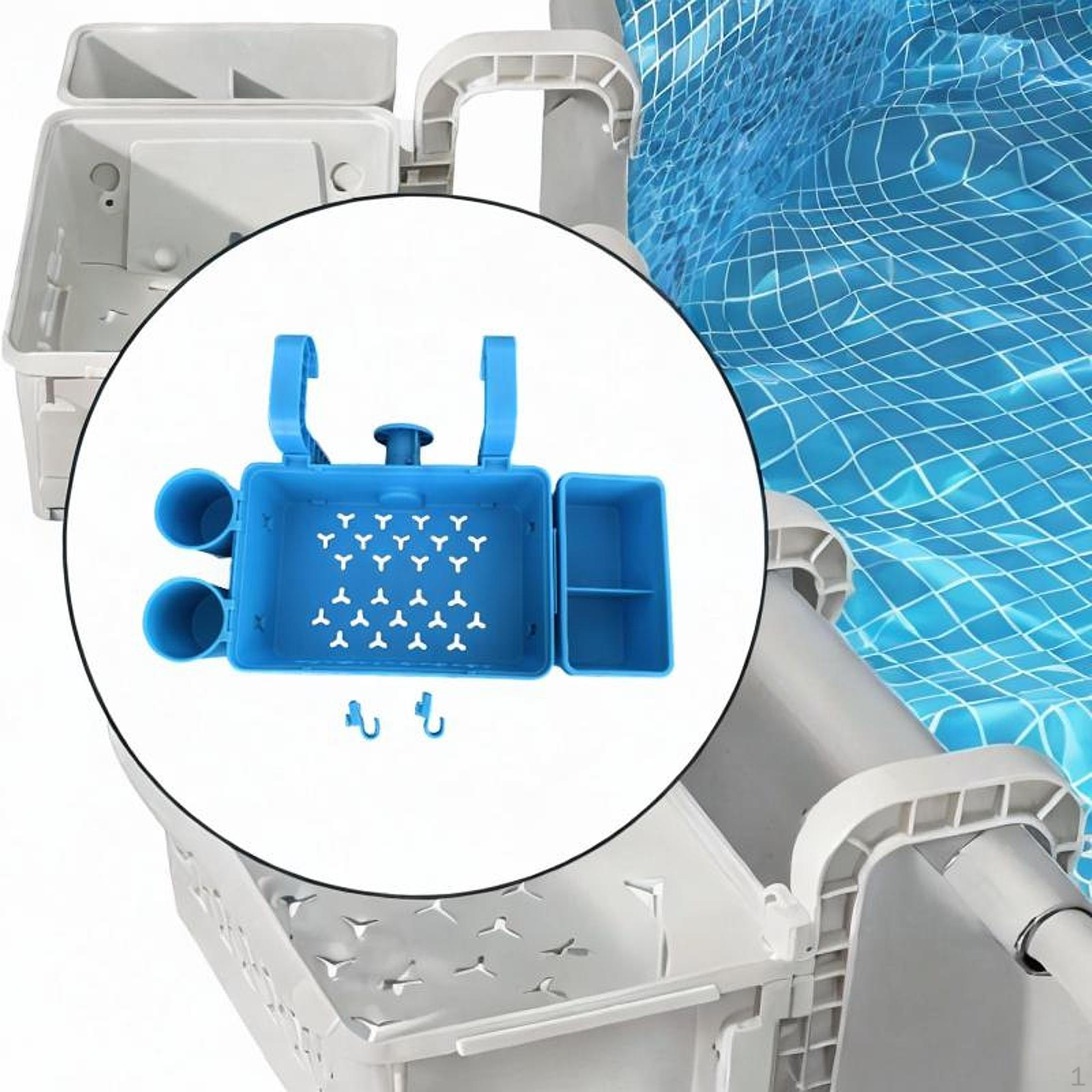 

Above Ground Pool Basket for Storage of Toys And Accessories синій