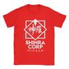 Fun Final Fantasy FF Video Game TShirt Unisex Crewneck Pure Cotton T Shirts Shinra Corp Midgar Short Sleeve Tees Summer Tops
