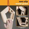 Wooden Pull-Up Board Lightweight Hanging Climbing Board  For Arm Training