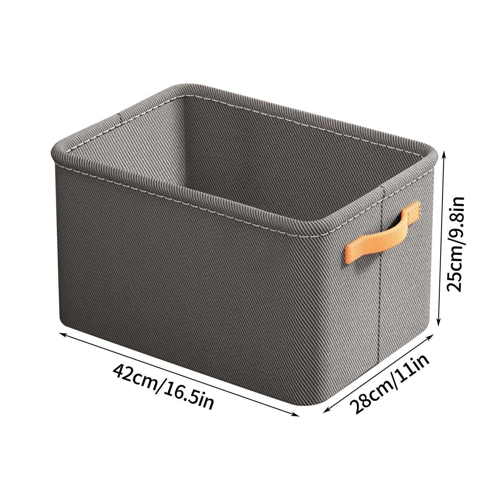 

Корзина для хранения одежды из плотной ткани, ящик для хранения одежды, ящик для хранения вещей в общежитии и домашнем хозяйстве One Size