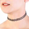 12Pcs Colorful Neck Tattoo Choker Elastic Women Necklace Punk Tattoo Choker Stretch Necklace Jewelry Girls Chokers Necklaces