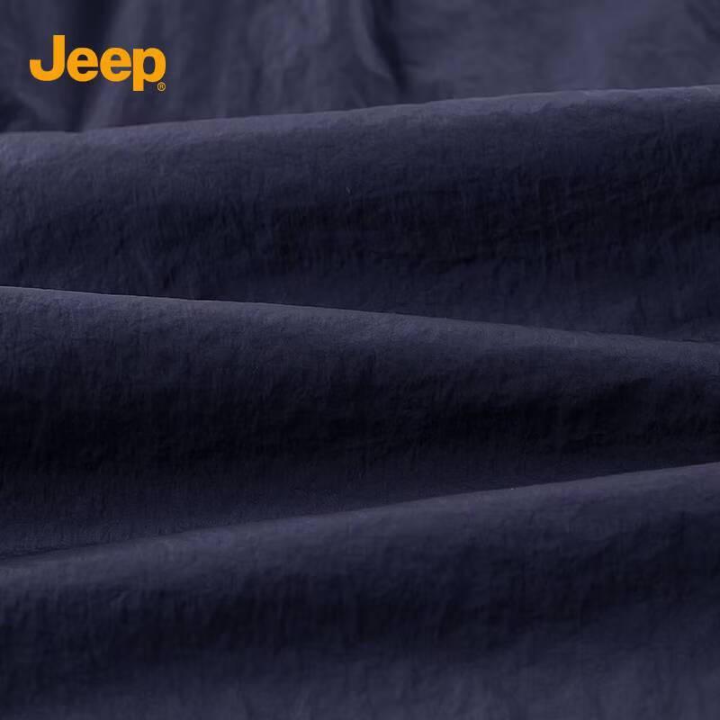 Jeep Men's Summer Breathable Quick-Dry Ice Silk Drawstring Shorts