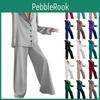 Vneck Solid Sleeved Womens Long Pajama Home Set