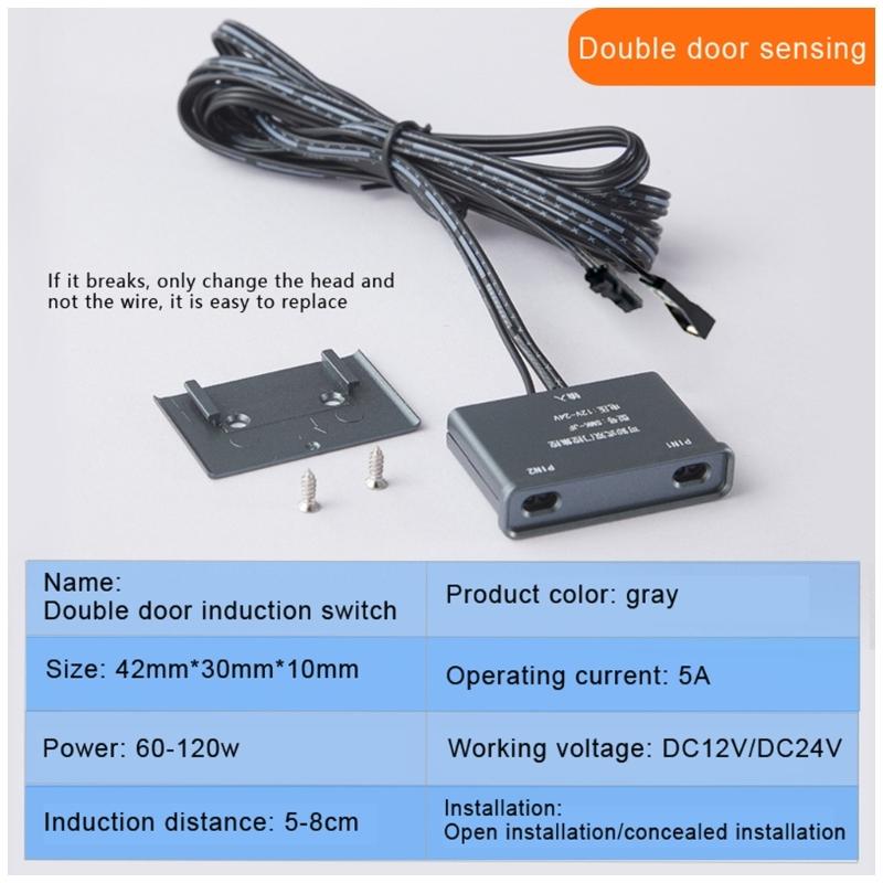 Kleine Küchenschrank-Sensorschalter LED-Licht Handwischschalter für LED-Schranklicht/Garderobenlampe