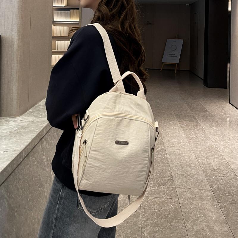Korean Casual Lightweight Women Backpack Large Capacity for Daily Commuting Short Trip Weekend Getaway School
