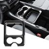 Central Water Cup Holder Panel Cover Trim for Dodge Ram 1500 + Carbon Fiber