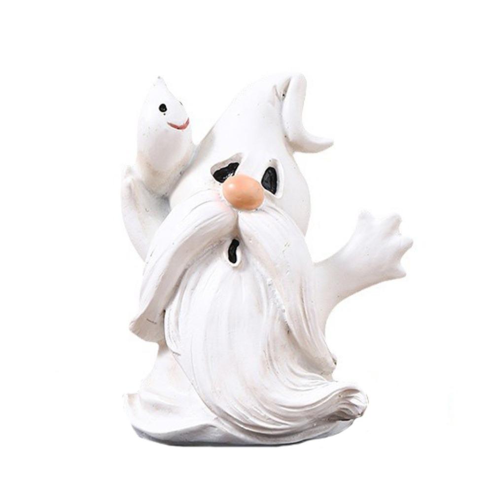 

Handicraft Cartoon Standing Ghost Ornament Ghost Halloween Decoration Desktop Decor Style A