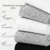 Men's Split-Toe Knee-High Socks - Breathable, Sweat-Wicking, Solid Color, Anti-Athlete's Foot, Ideal for Spring and Autumn Sports.