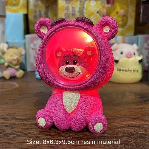 

Маленький Медвежонок Ночной Светильник Настольное Украшение Звездное Световое Украшение