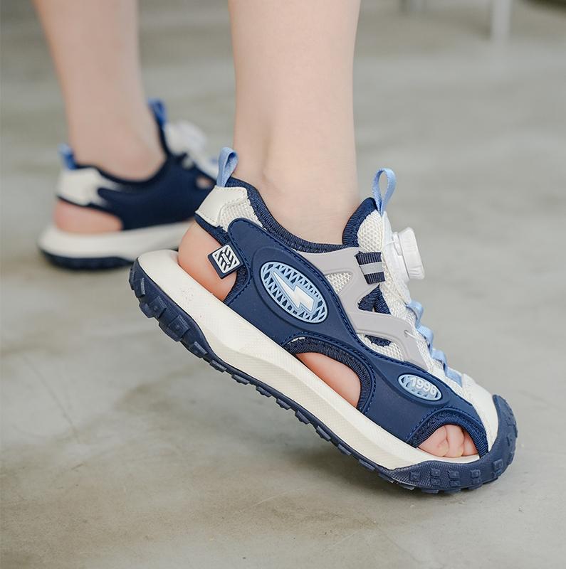 29-39 Children's Summer Anti Slip Wear Resistant Breathable Fashionable Baotou Sandals Beach Shoes