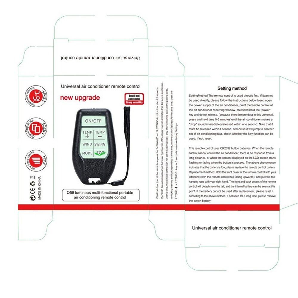 Universal Air Conditioner Remote Control