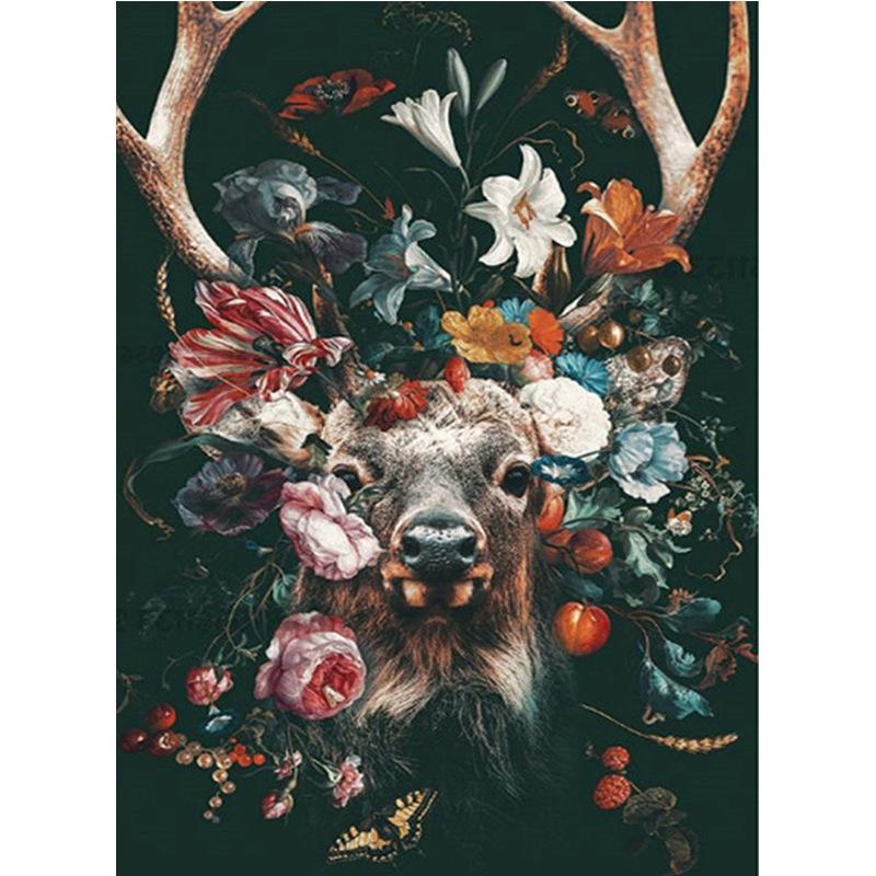 

5D Алмазная вышивка Животные: Жираф, Лев, Слон Набор для вышивания своими руками