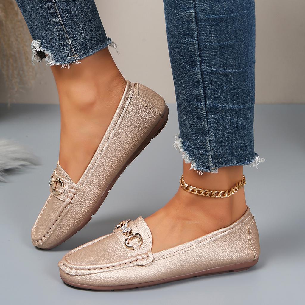 Spring Women Casual Slip On Flats Mary Jane Shoes Autumn New Sneakers Round Toe Solid Soft Sole Loafers Zapatos De Mujer