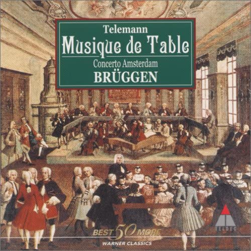 

CD BRÜGGEN (FRANCE), TELEMANN, AMSTERD - Telemann: Tafelmusik (table music) WPCS21122 Teldec 2002 Japan Classical Used