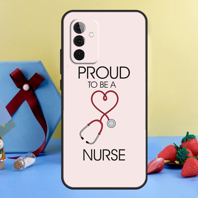 Cartoon Doctor Nurse Case For Samsung Galaxy A52 A32 A22 A12 A14 A24 A34 A54 A53 A33 A13 A15 A25 A51 A71 Cover
