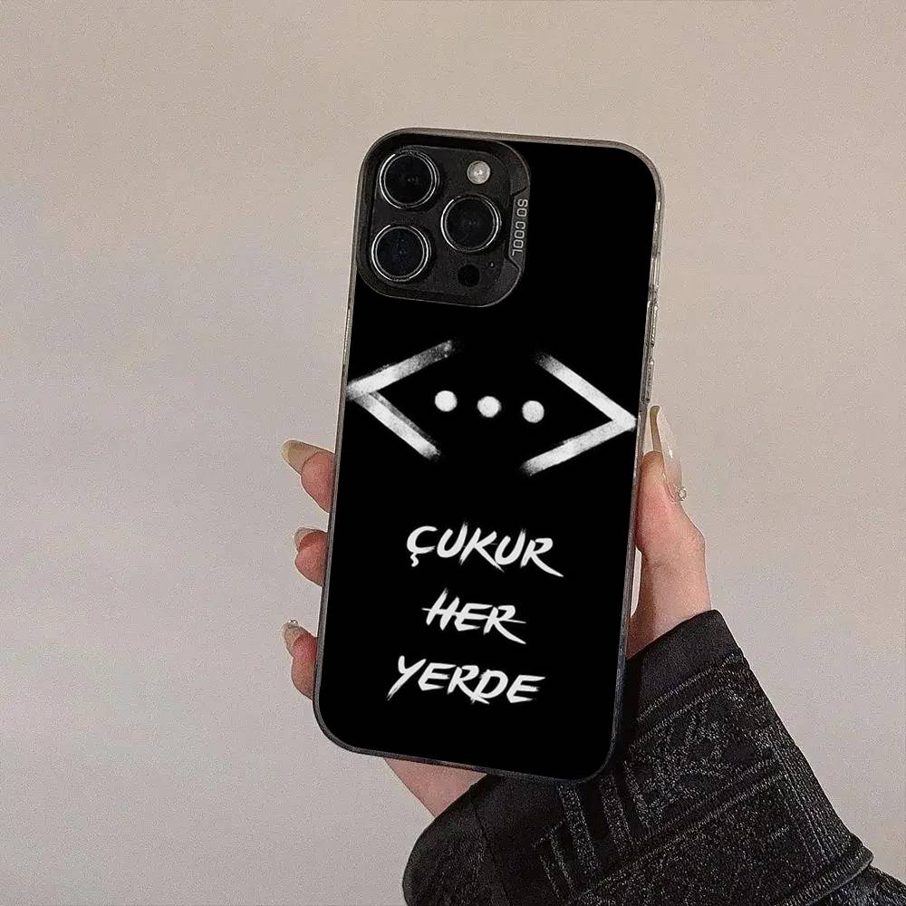 Turkey C-Cukur Show TV Phone Case For IPhone 17 Air 16 15 14 11 12 13 Pro Max Plus X XR XS Colored Silver Hard Cover