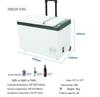 Zhihang Dual-Use Car & Home Refrigerator-Freezer, 12V for Cars, 24V for Trucks