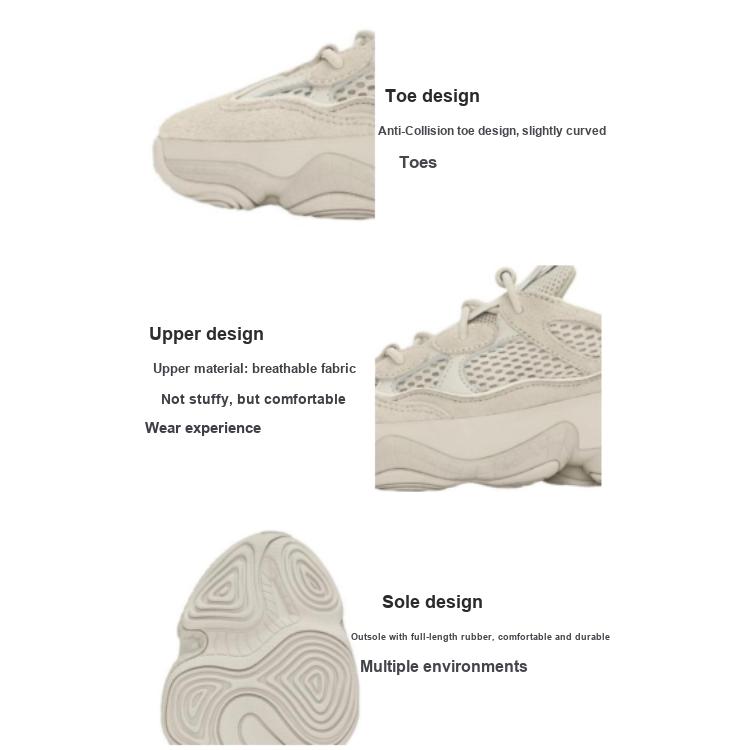 adidas Yeezy 500 Kids Blush Kids Sneakers Cream HQ6025