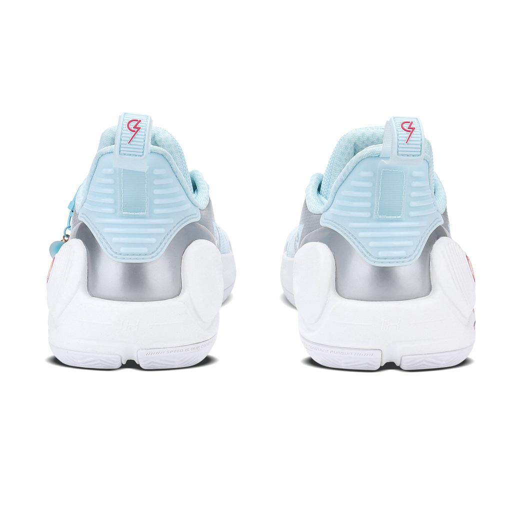 Li Ning Speed 9 Textile Abrasion Resistant Rebound Slip Resistant Low top Casual Running Shoes Men's Blue Orange ABPT001-6(Team1532-)