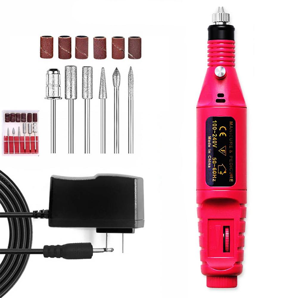 Professional Electric Nail File Drill Manicure Tool Pedicure Machine Set Kit