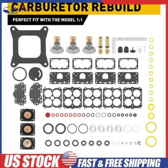 Carburetor Rebuild Kit Fit for Holley 4150/4150C Model 650 750 850M Carb 37-485