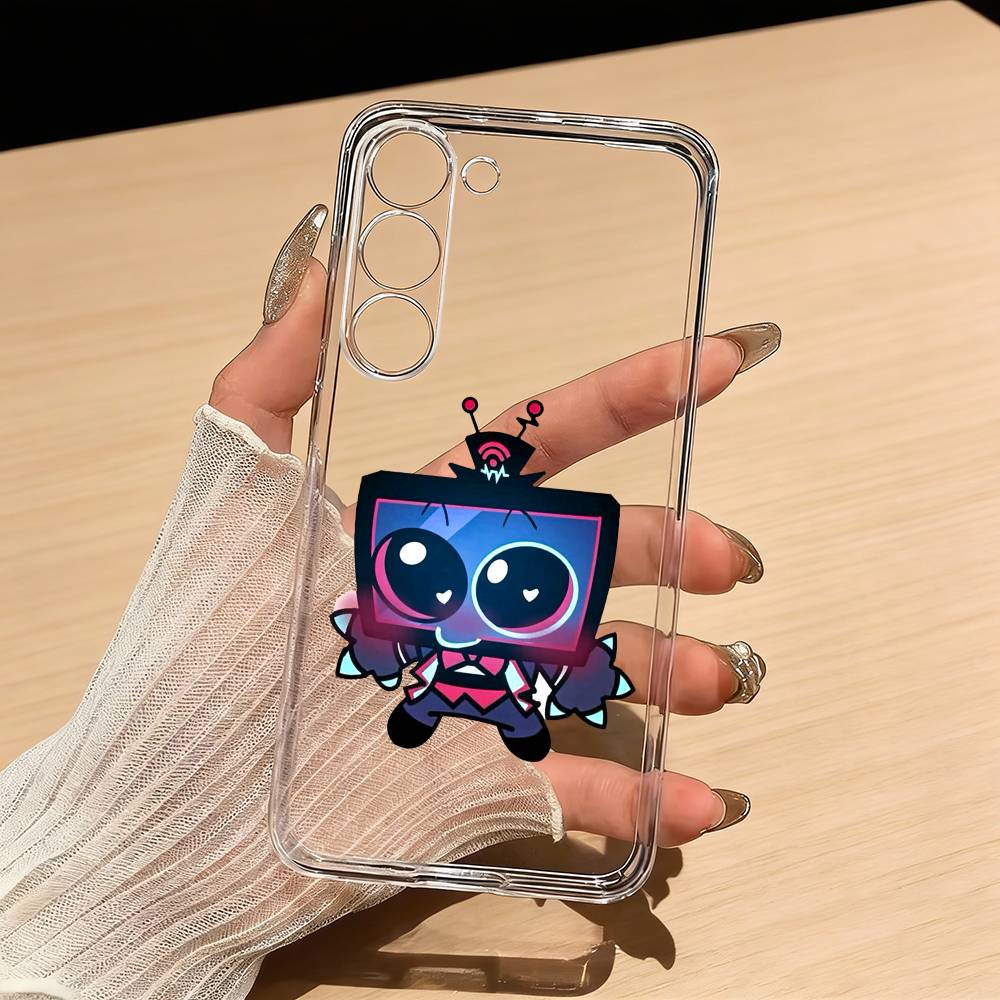 Vox H-Hazbin H-Hotel Phone Case For Samsung S25,S24,S21,S22,S23,S30,Ultra,S20,Plus,Fe,Lite Transparent Cover Samsung S21