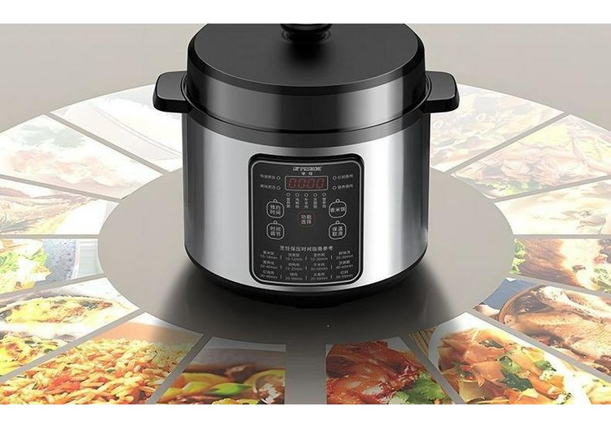Pentola a Pressione Elettrica Multifunzione Intelligente: Cottura Automatica Riso, Zuppe e Cottura ad Alta Pressione, Grande Capacità con Funzione di Appuntamento