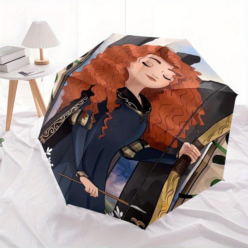 Merida Inspired Automatic Opening and Closing Umbrella - Suitable for Various Occasions, Outdoor Activities, Lightweight and Durable Automat