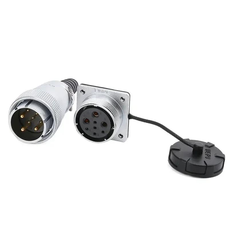 WEIPU WS32 TQ+Z M32 4 6 8 10 11 12 13 19Pin Male Plug Female Socket Panel Automotive Connector 10-50 A  AC DC High Voltage Power
