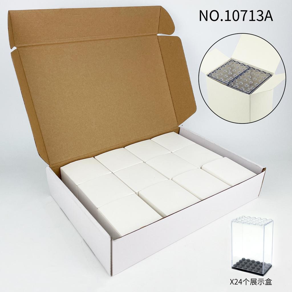 Works With featuring Lego detachable step transparent acrylic dust-proof ornaments transparent cover display storage box joytoy