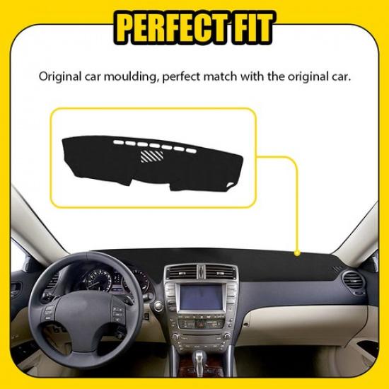 Fit Lexus IS250 Dash 2006-2011 Car DashMat Mat Dashboard Pad Cover