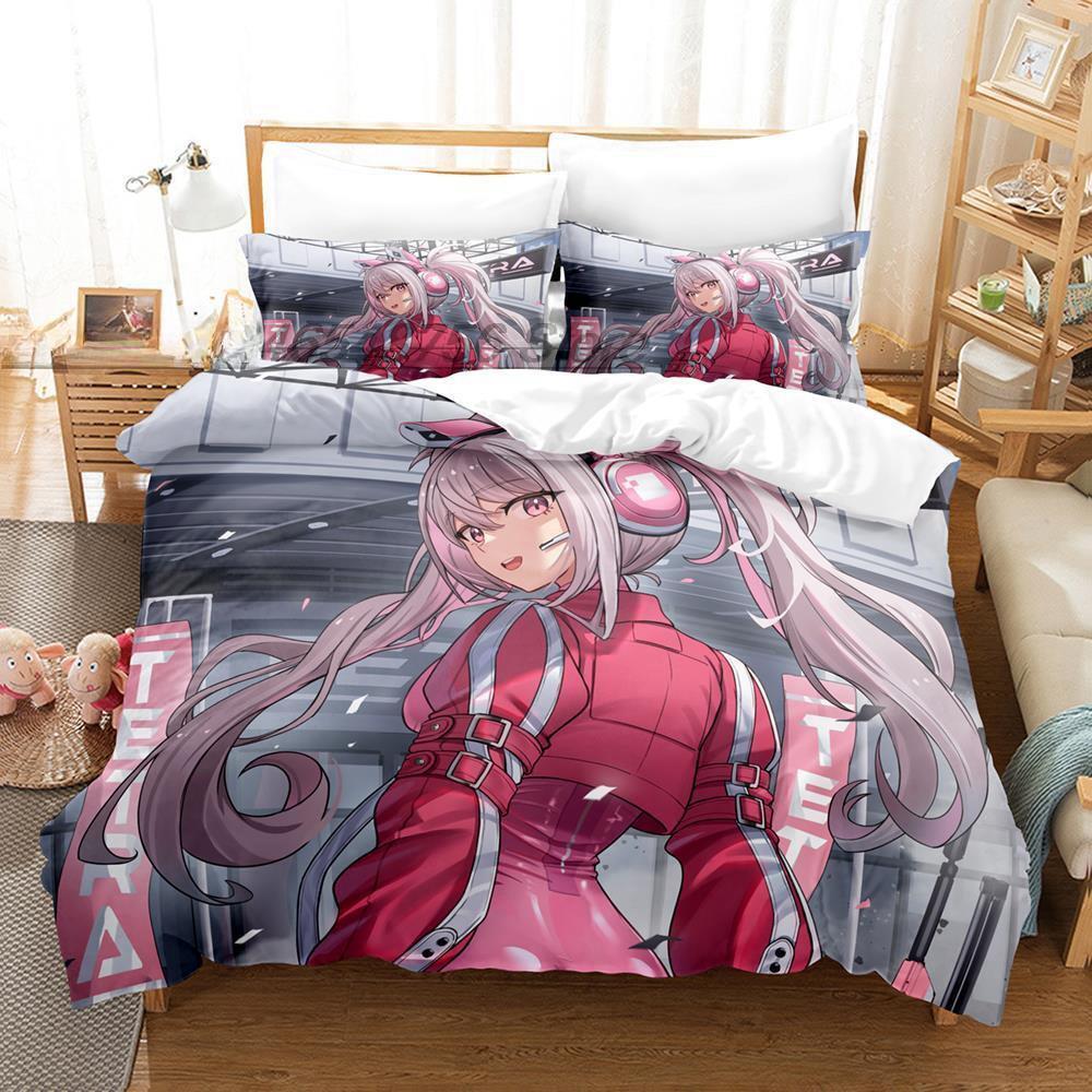 

3d Print Game Goddess Of Victory: Nikke Bedding Set Single Twin Full Queen King Size Bed Set Adult Kid Bedroom Duvet Cover Sets EU single(135x200cm)
