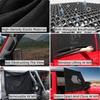 Cubierta de Parasol para Ventana de Coche Red de Mosquitos Visera Cortina de Malla Anti-UV para Jeep Wrangler TJ JK JL JT BJ40 1997-2025 Accesorios para Coche