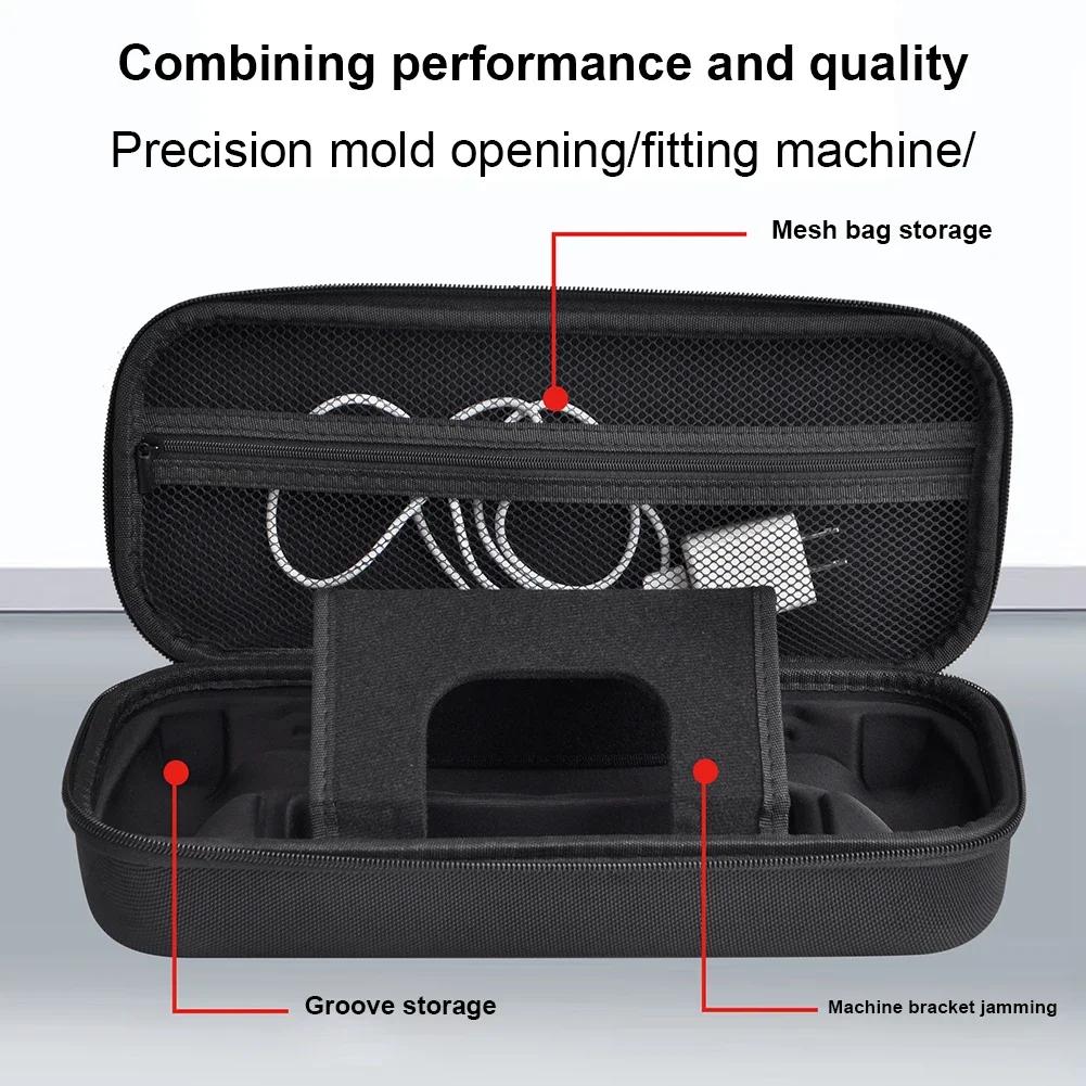 Carrying Case Shockproof Splashproof Portable Storage Bag with Mesh Pocket Hard Shell Case for SONY PlayStation Portal