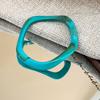 Gradient Geometric Resin Bracelet: Elegant, Versatile Fashion Jewelry for Women