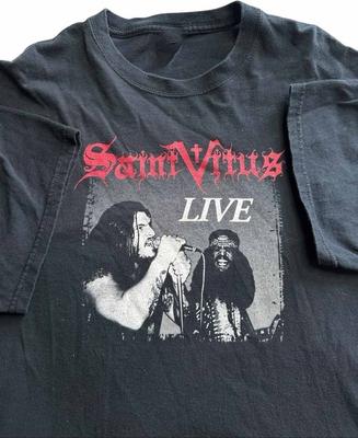 LIVE In Concert Saint Vitus Band Tee Shirt Black Unisex S-5XL