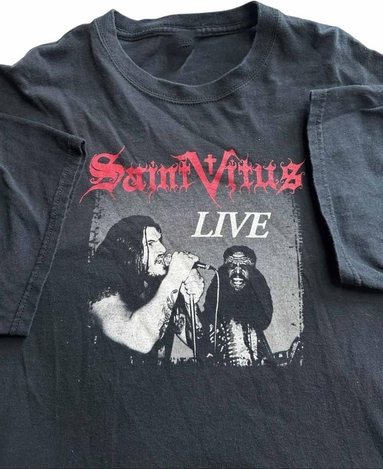 LIVE In Concert Saint Vitus Band Tee Shirt Black Unisex S-5XL XXXL