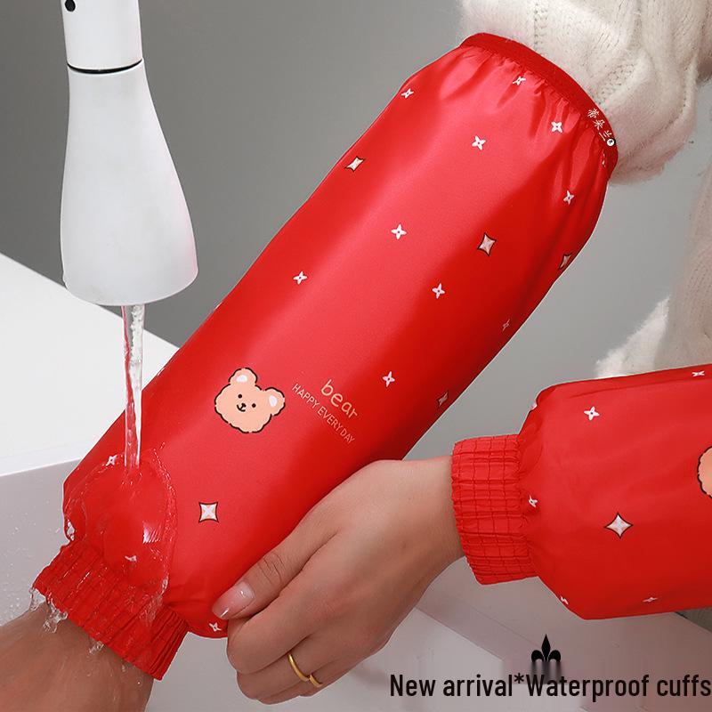 Waterproof Mini Bear Kitchen Sleeve Covers for Autumn and Winter - Oil & Dirt Resistant