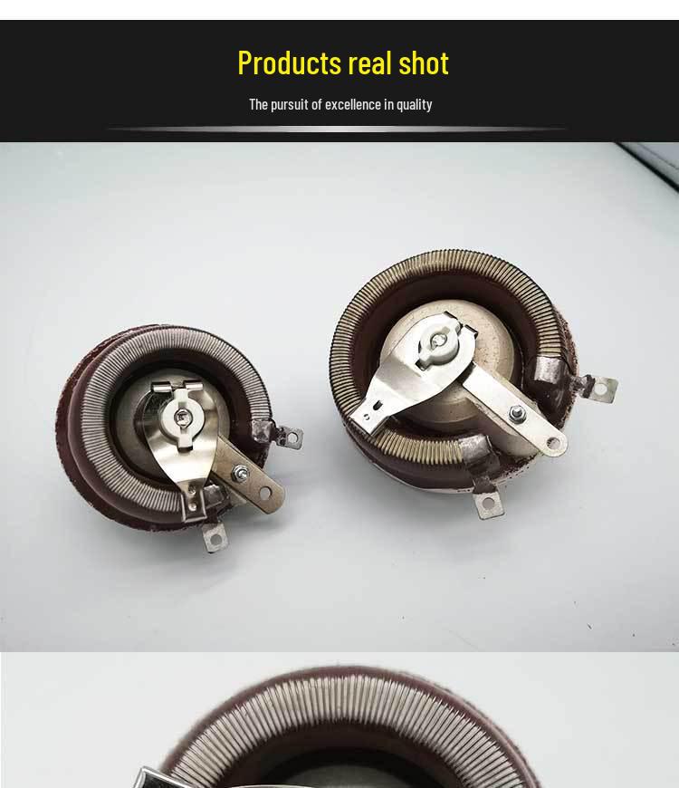 BC1 Adjustable Ceramic Resistor Rheostat Plate Disc - 25W/50W/100W/150W/500W