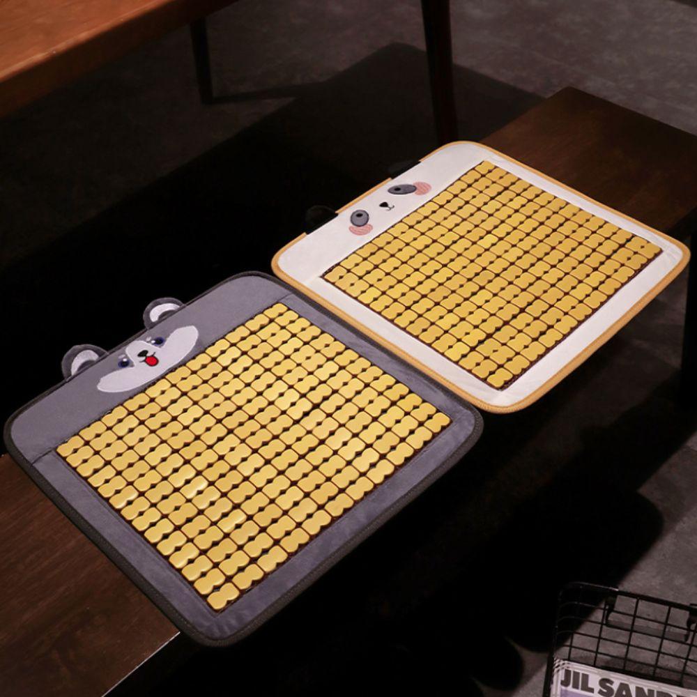 Cartoon Animal Pattern Summer Cool Seat Cushion Breathable Square Student Chair Mat Anti Slip Cooling Car Seat Mat Office