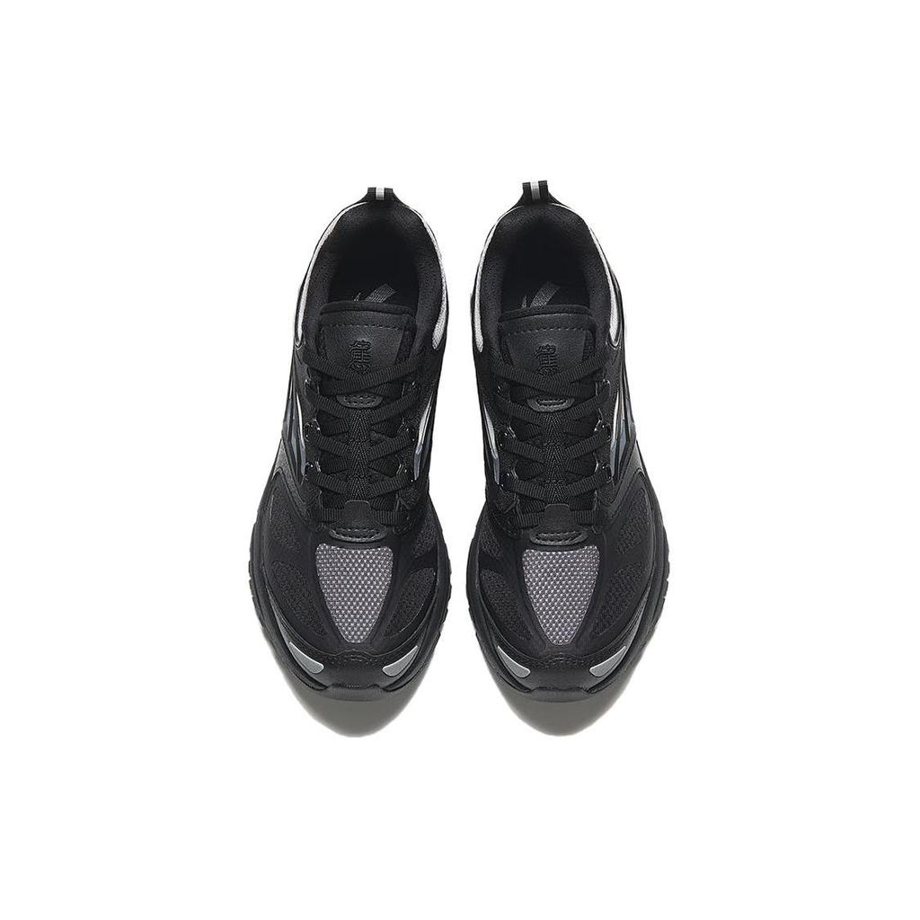 Anta Millennium Quail Feather Thick Sole Shock Absorption Non-Slip Low-Top Dad Shoes Men Sneaker Black 112338899-1