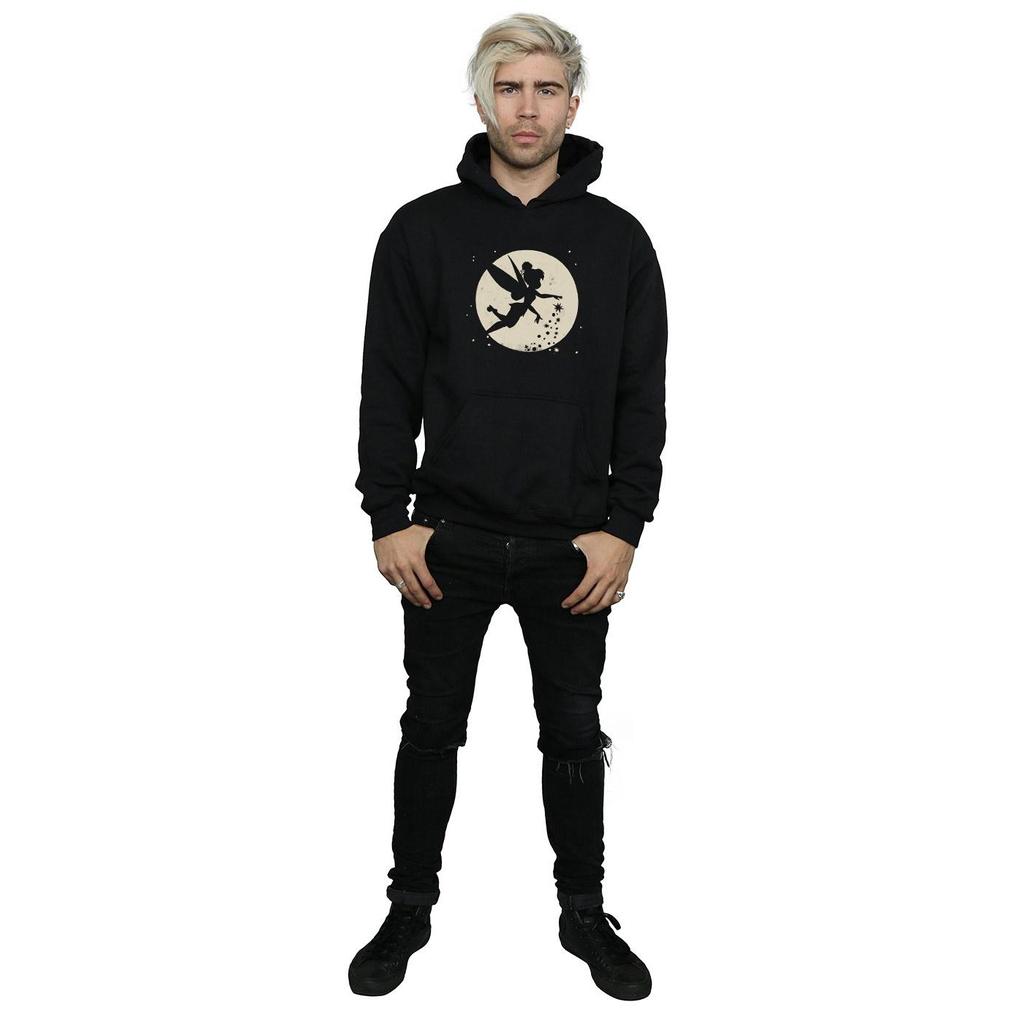Disney Mens Tinkerbell Moon Cropped Hoodie