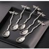1Pcs Kitchen Accessories Retro Hotel Family Dessert Coffee Spoon Ice Cream Tools Creative Royal Style Flatware Metal Spoon