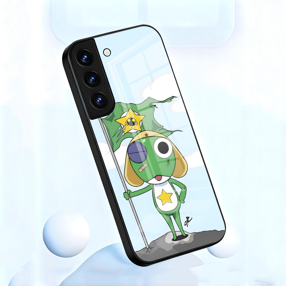 Keroro G-Gunsou Frog Phone Case For Samsung A56 A36 A26 A16 A15 A25 A35 A55 A14 A34 A24 A54 Glass Case
