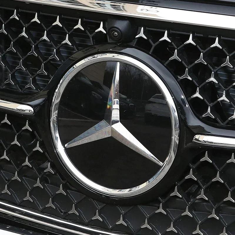 3D 188mm Front Grille Star Logo For Mercedes-Benz Emblem Badge C Class 2014-2018 GLS 2013-2017A-Class amg